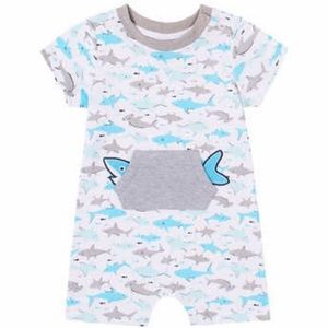 Kid's Headquarters Shark Romper Size 6 Months